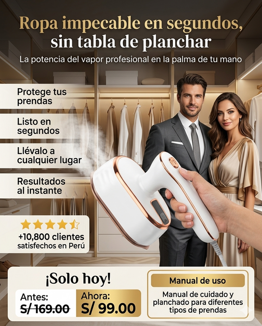 PLANCHA A VAPOR 2 EN 1 PRO™