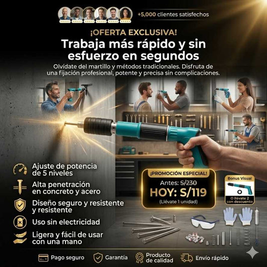 PISTOLA DE CLAVOS PRO™